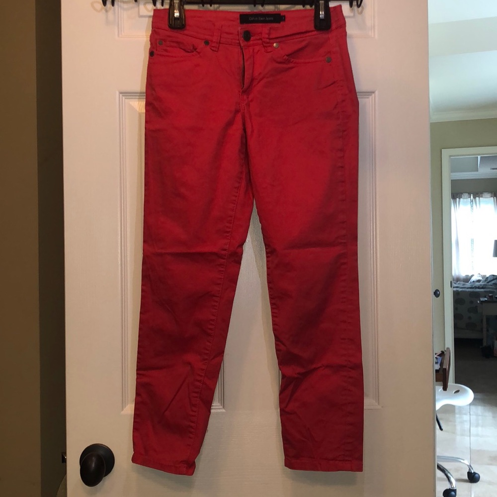 Red Calvin Klein Jeans